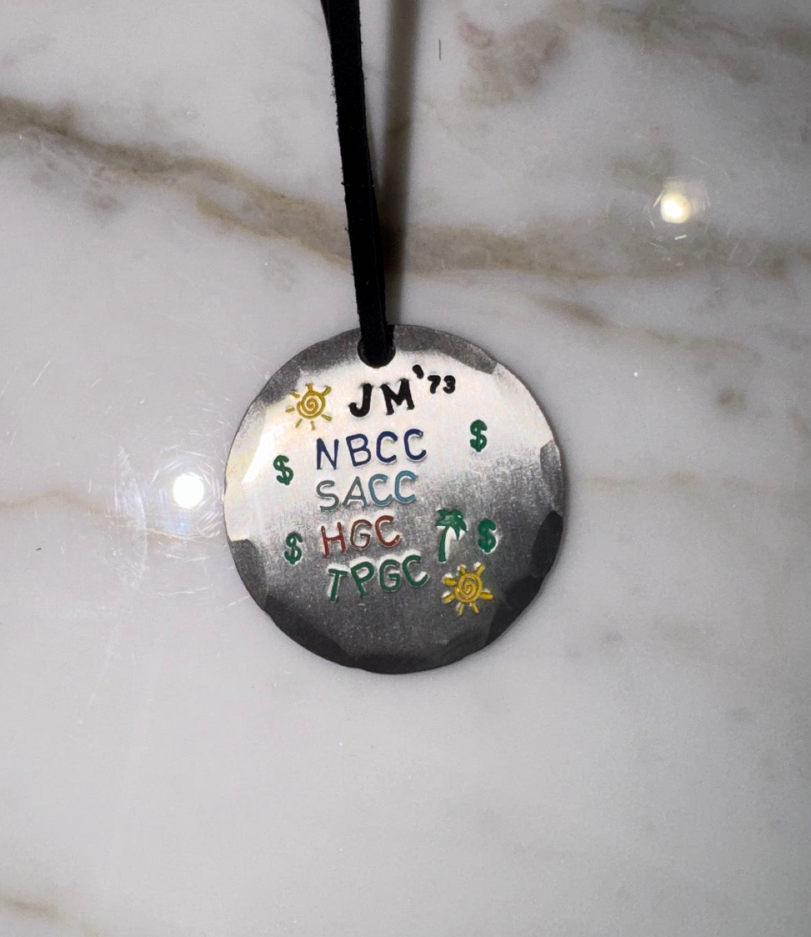 California Classic custom bag tags
